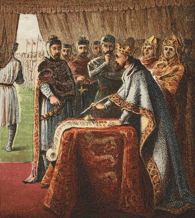 King John and Magna Carta by English School